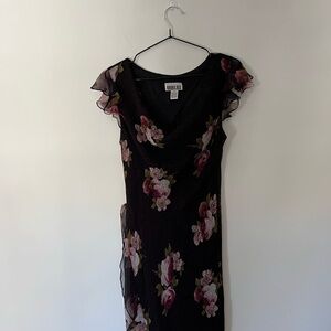 American Vintage Black Floral Dress